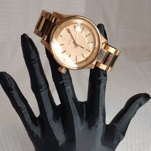 Nixon "THE FACET" Prism Gold Tone Watch